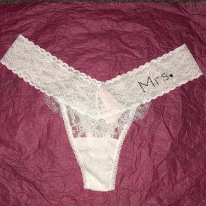 💍Victoria’s Secret Bride Mrs. Thong, New👰🏼